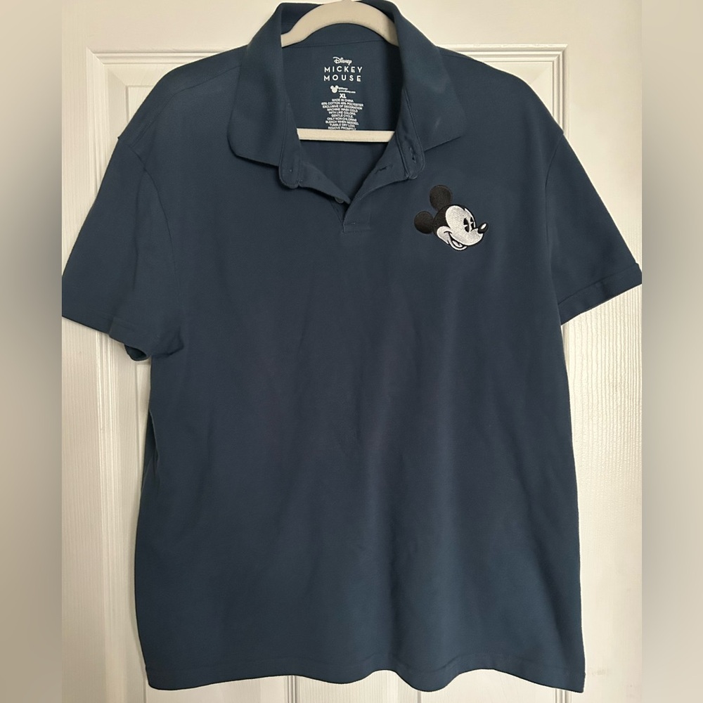 Disney Embroidered‎ Mickey Mouse Polo Shirt Size XL
